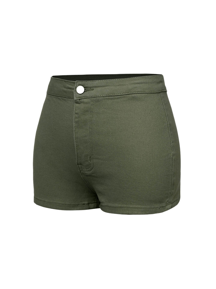 1960s Solid Colored Denim Shorts, vintage fashion, retro style - perfect for women who love vintage and retro fashion