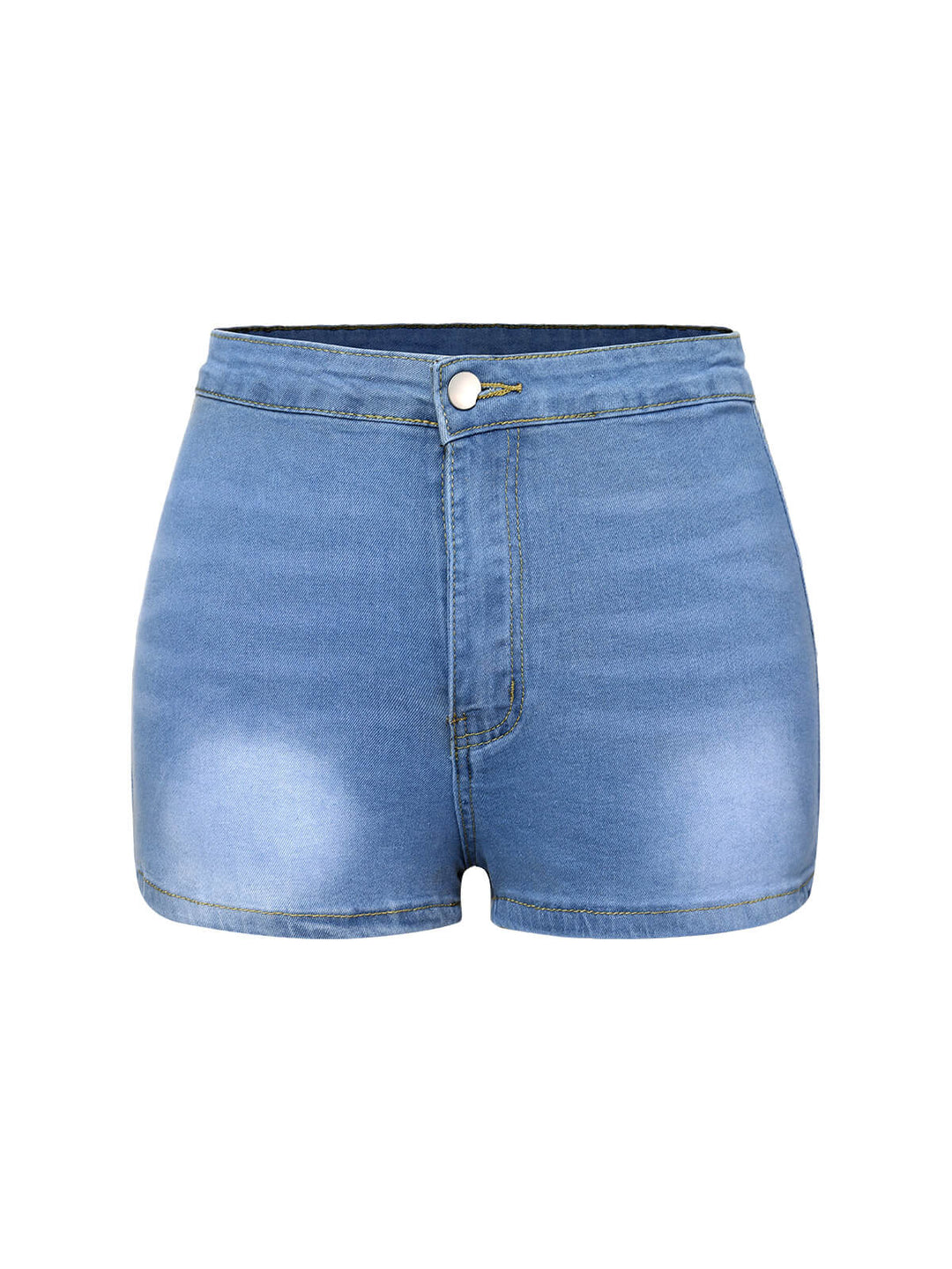 1960s Solid Colored Denim Shorts, vintage fashion, retro style - perfect for women who love vintage and retro fashion