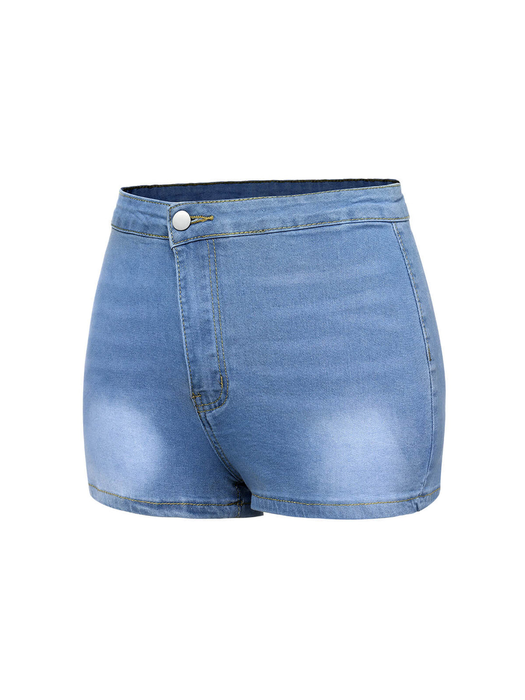 1960s Solid Colored Denim Shorts, vintage fashion, retro style - perfect for women who love vintage and retro fashion