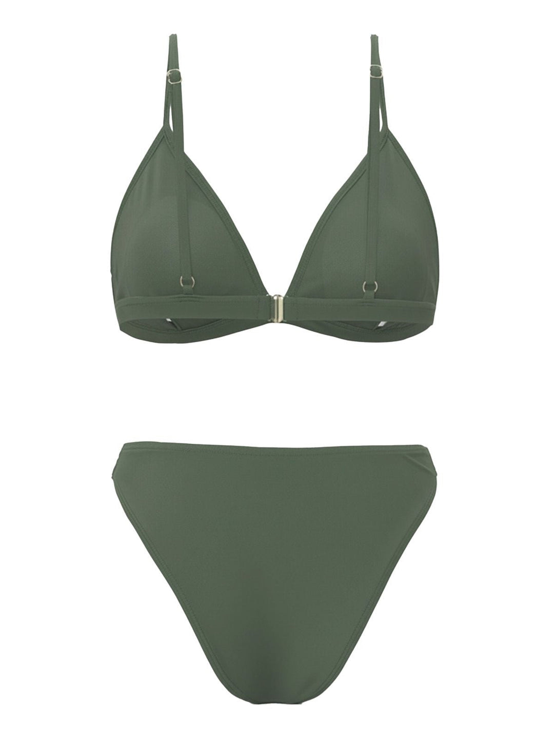 1960s Solid Mesh Plunge Bikini Set &amp; Cover-Up - vintage fashion, retro style