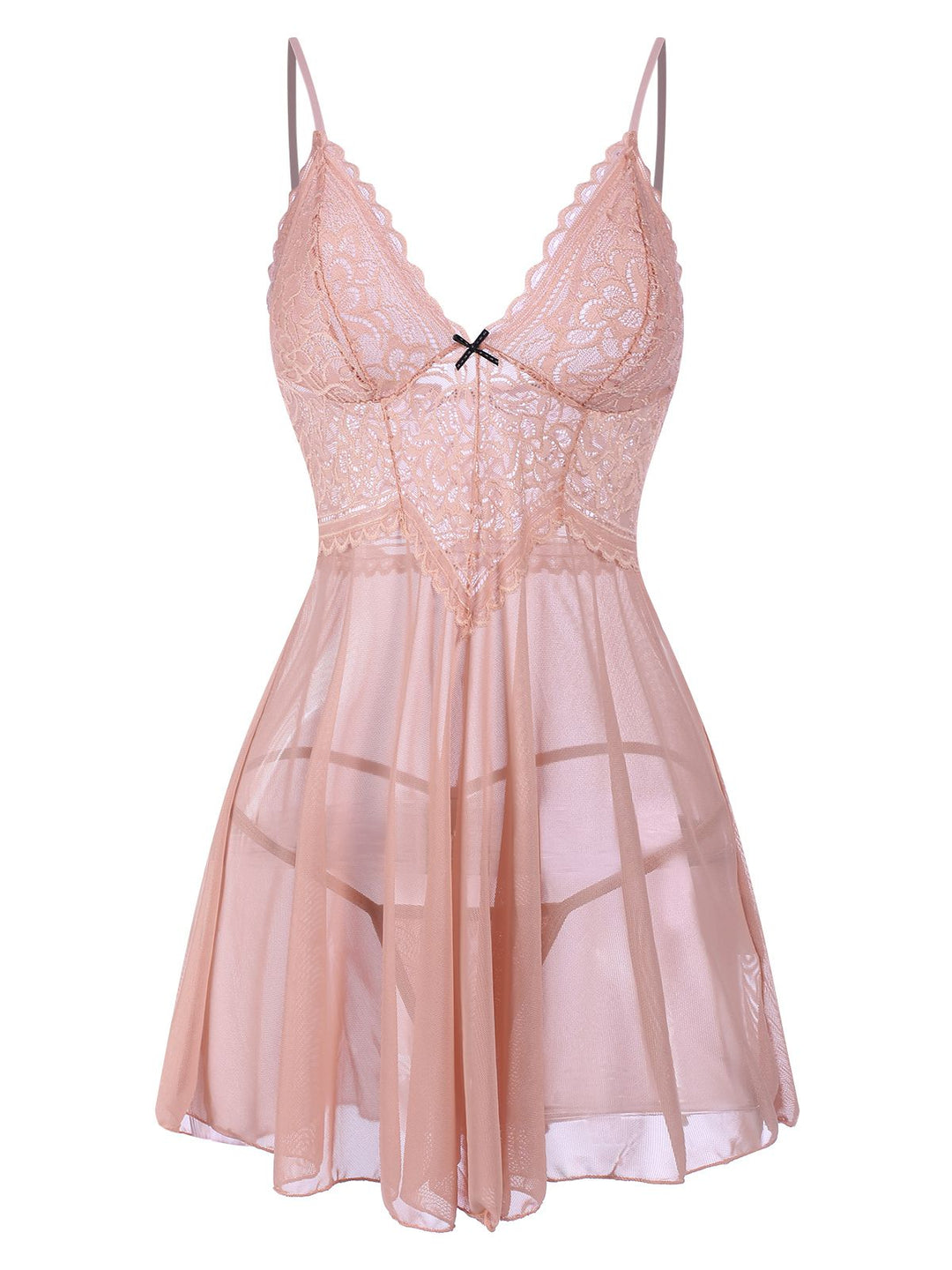 Spaghetti Straps Lace Sheer | | vintage dress, retro fashion