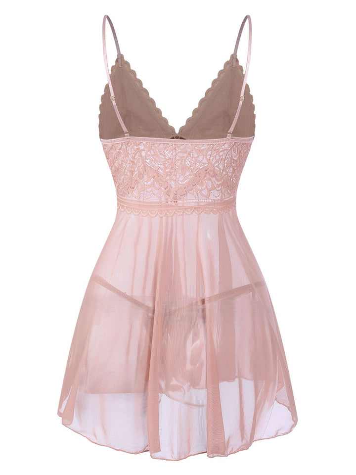 Spaghetti Straps Lace Sheer | | vintage dress, retro fashion