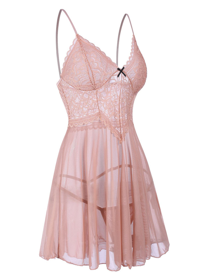 Spaghetti Straps Lace Sheer | | vintage dress, retro fashion