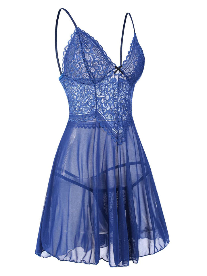 Spaghetti Straps Lace Sheer | | vintage dress, retro fashion