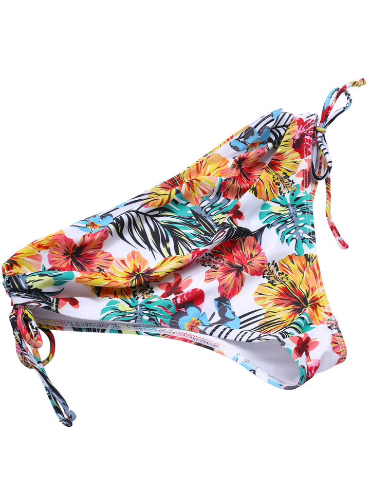 1960s Tropical Halter Bikini Set &amp; Cover-Up, vintage swimsuit, pin-up swimwear - perfect for women who love vintage and retro fashion