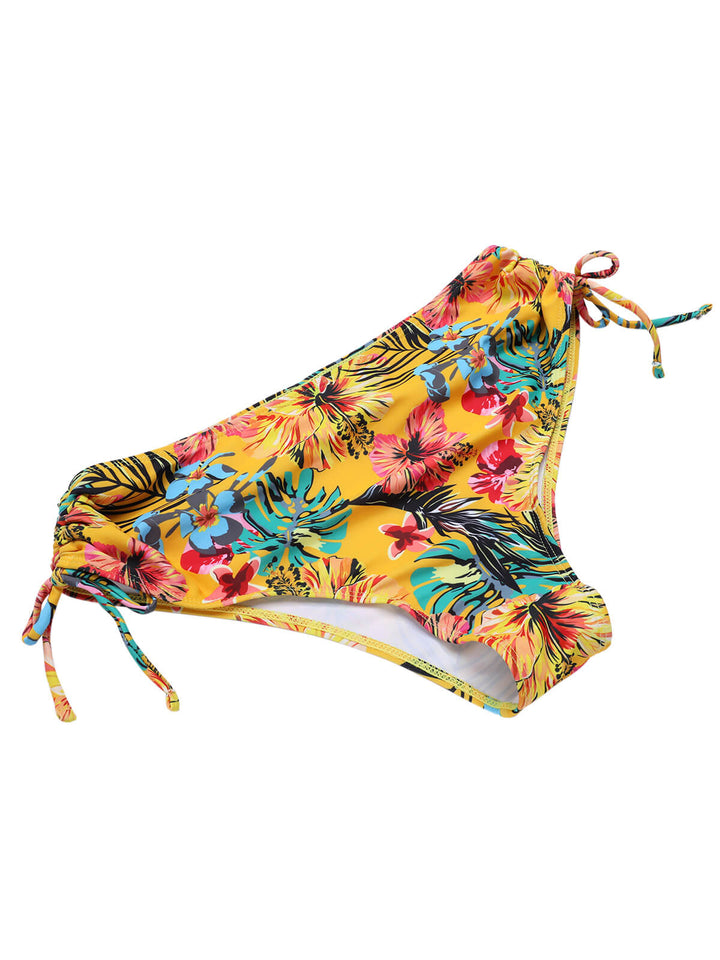 1960s Tropical Halter Bikini Set &amp; Cover-Up, vintage swimsuit, pin-up swimwear - perfect for women who love vintage and retro fashion