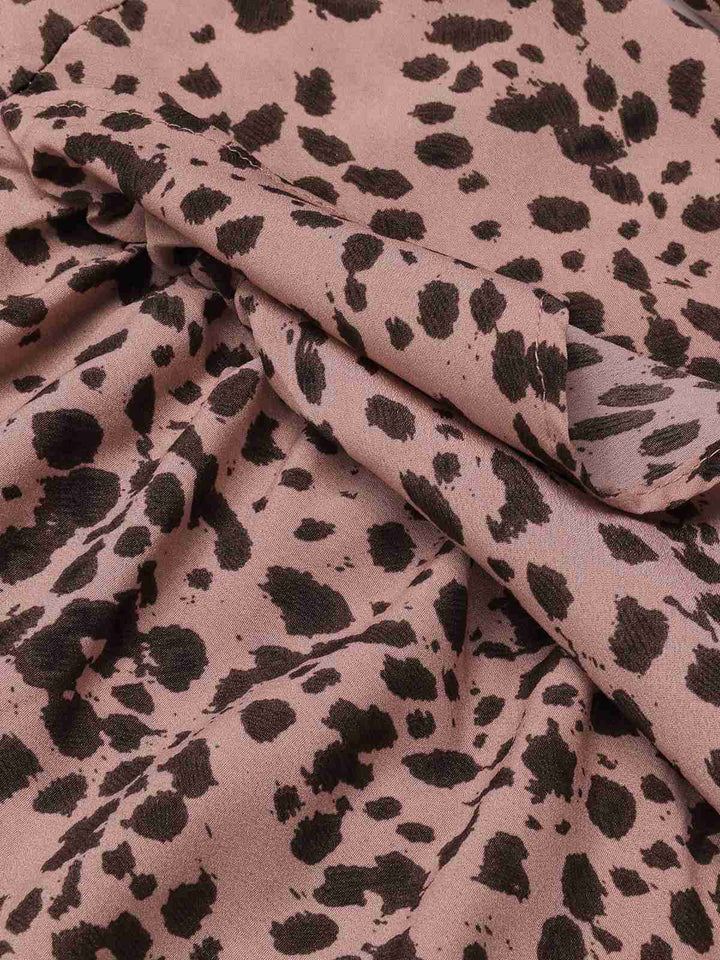 1960s V-Neck Dots Ruffle Wrap Dress, vintage dress, retro fashion - perfect for women who love vintage and retro fashion