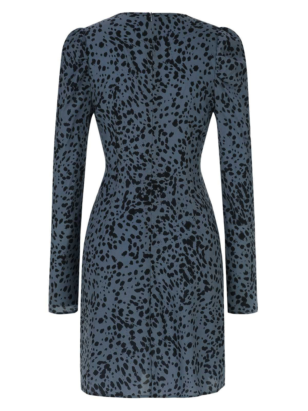 1960s V-Neck Dots Ruffle Wrap Dress, vintage dress, retro fashion - perfect for women who love vintage and retro fashion