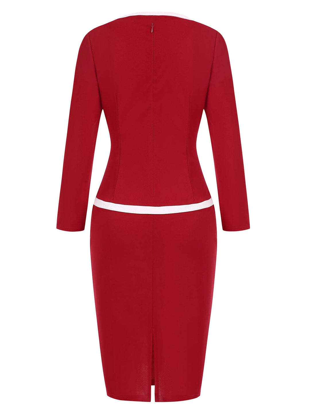 1960s Vintage Fake-Two Pieces Pencil Dress, vintage dress, retro fashion - perfect for women who love vintage and retro fashion