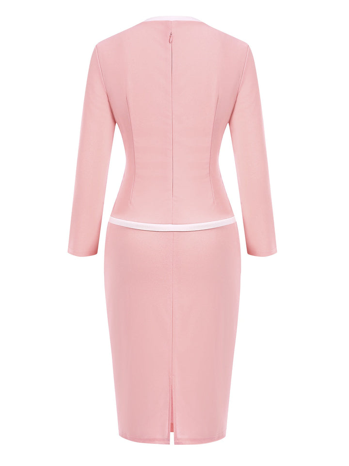 1960s Vintage Fake-Two Pieces Pencil Dress, vintage dress, retro fashion - perfect for women who love vintage and retro fashion
