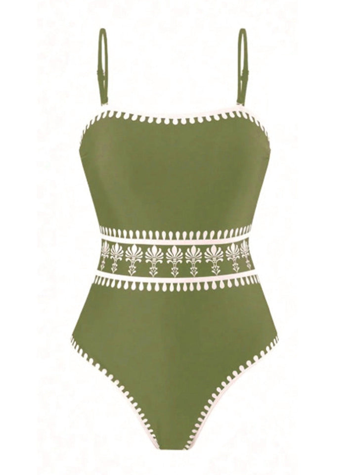 Print One Piece Set Bikini Set 7