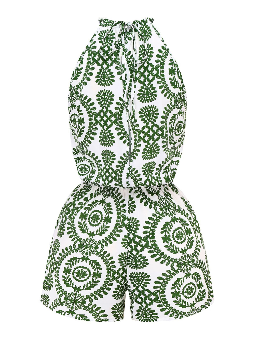 1970s Boho Irregular Print Romper - vintage jumpsuit, retro fashion