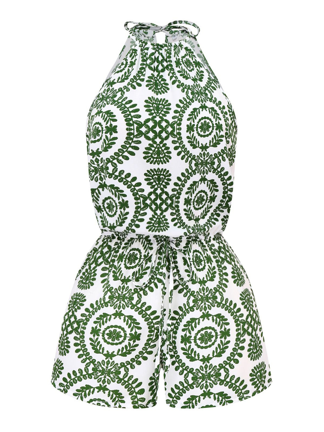 1970s Boho Irregular Print Romper - vintage jumpsuit, retro fashion