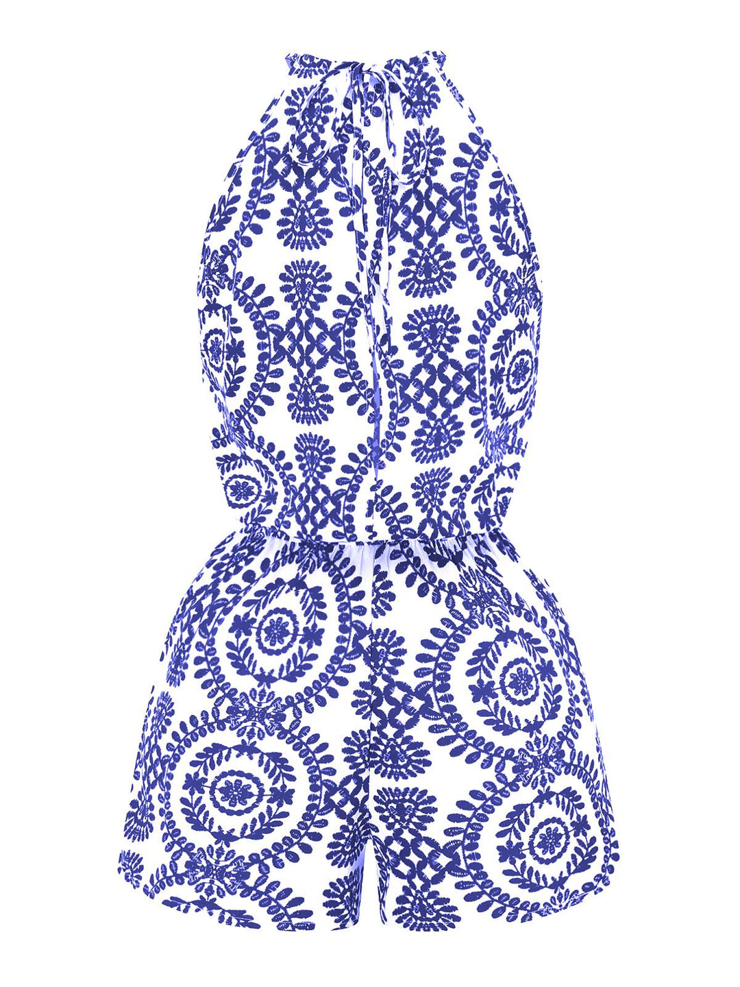 1970s Boho Irregular Print Romper - vintage jumpsuit, retro fashion