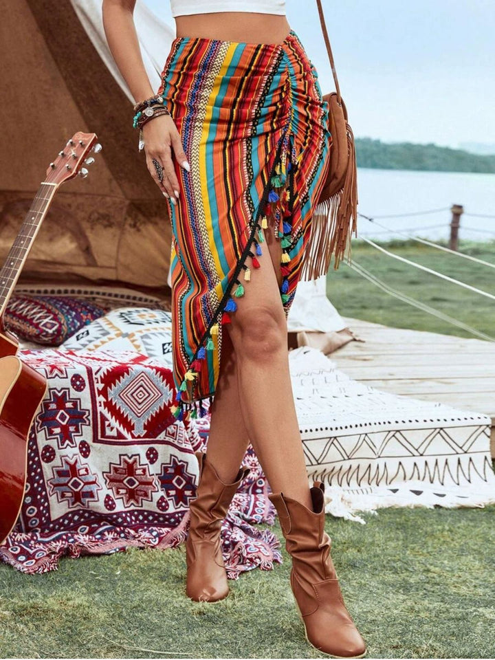1970s Striped Skirts 2