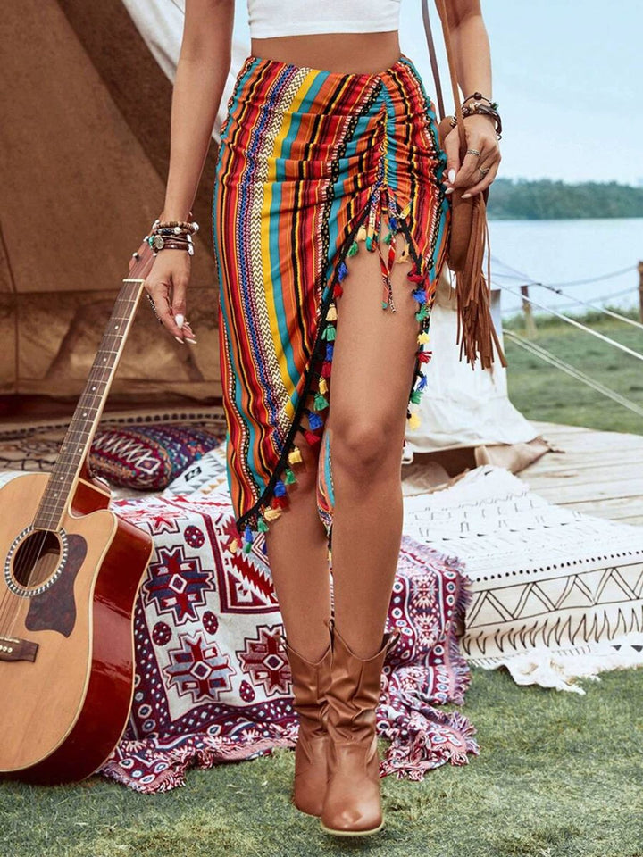 1970s Striped Skirts 4