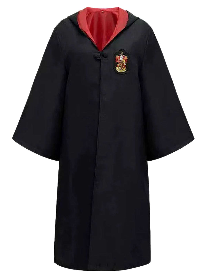 1970s Halloween Wizard School Hooded Robe Costume Set - vintage fashion, retro style