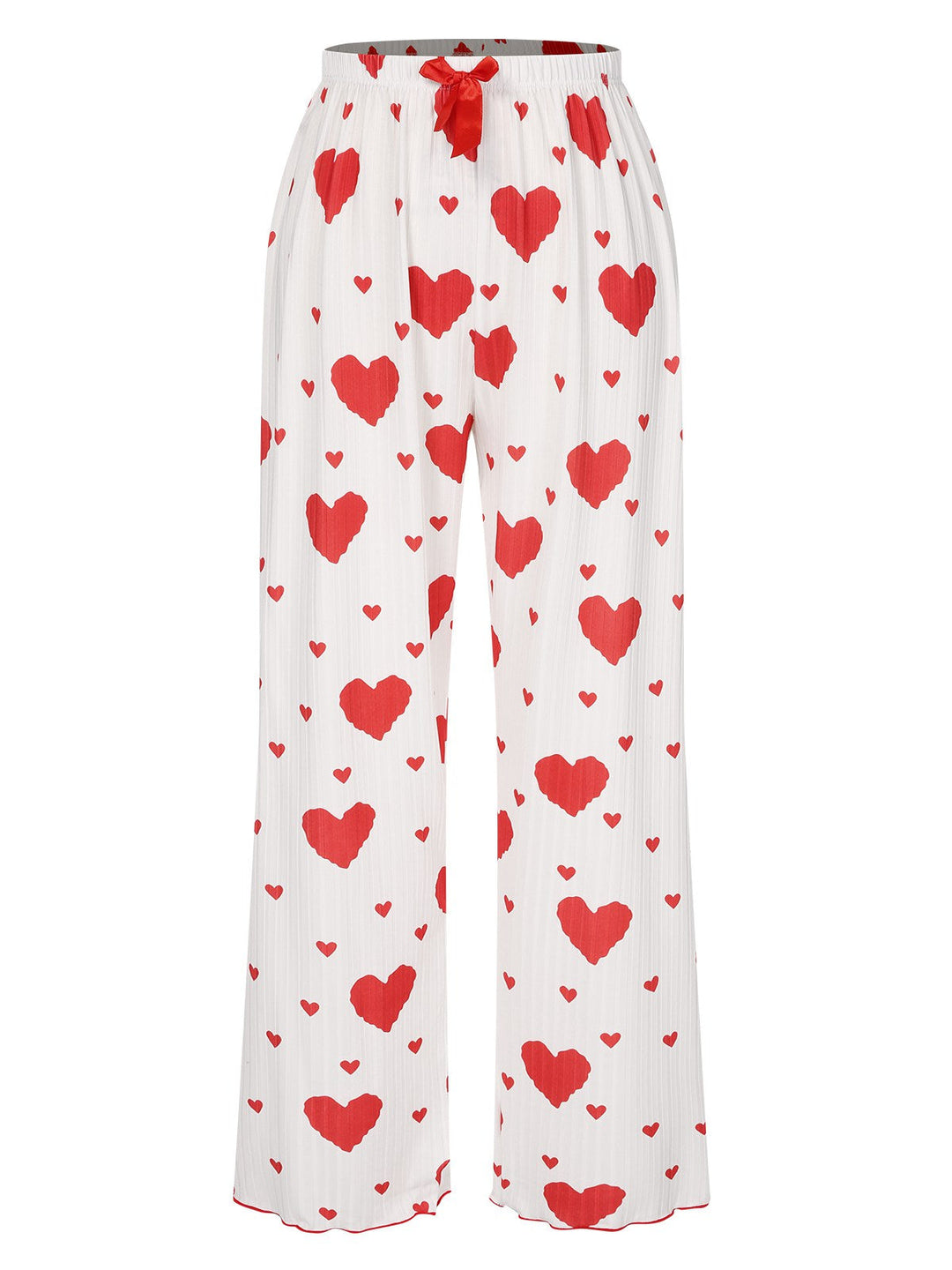 Hearts Knit Spaghetti Strap Pajamas, vintage pajamas, retro nightwear - perfect for women who love vintage and retro fashion