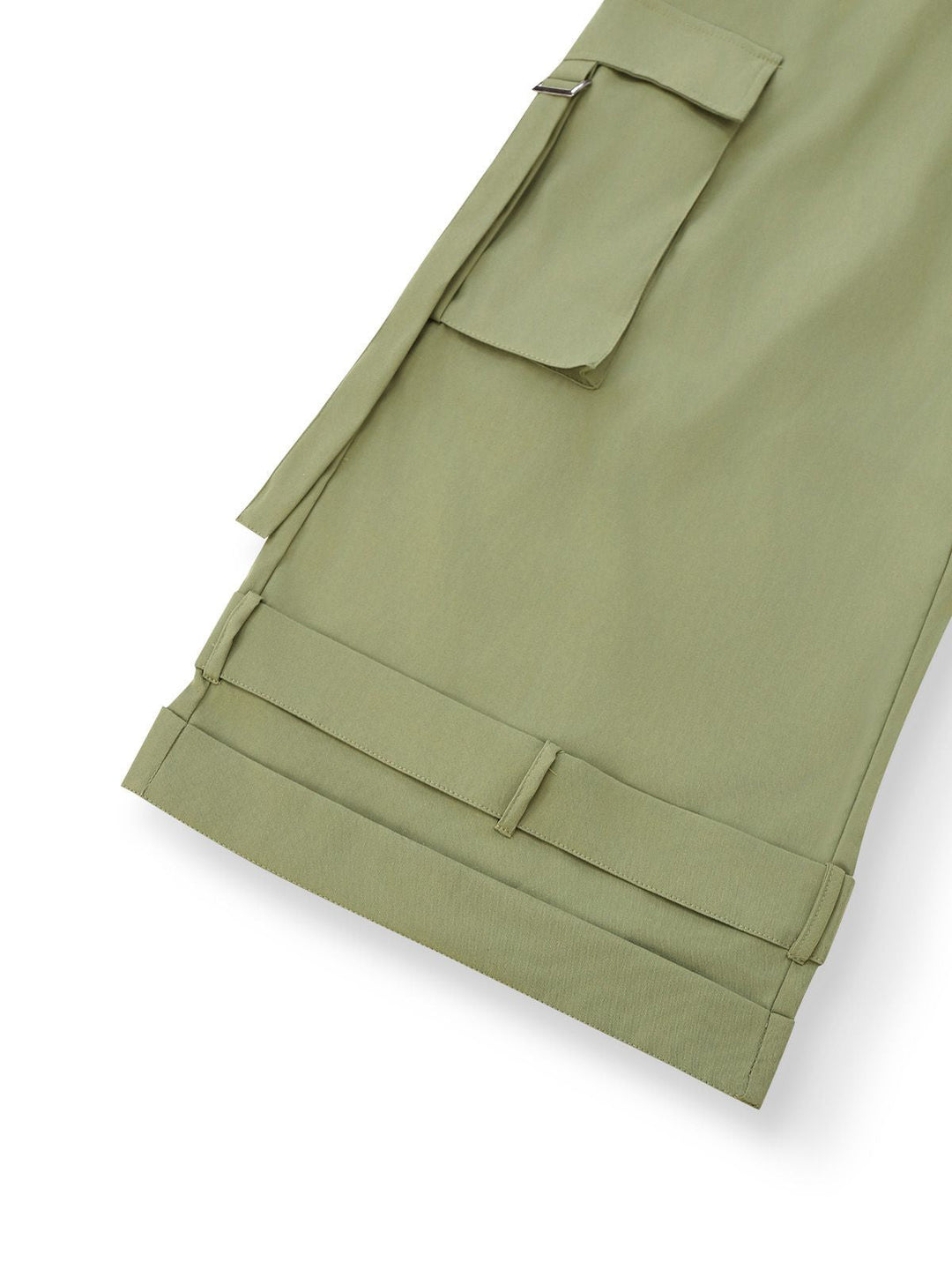 1970s Solid Spaghetti Strap Cargo Style Wide-Leg Jumpsuit - vintage jumpsuit, retro fashion