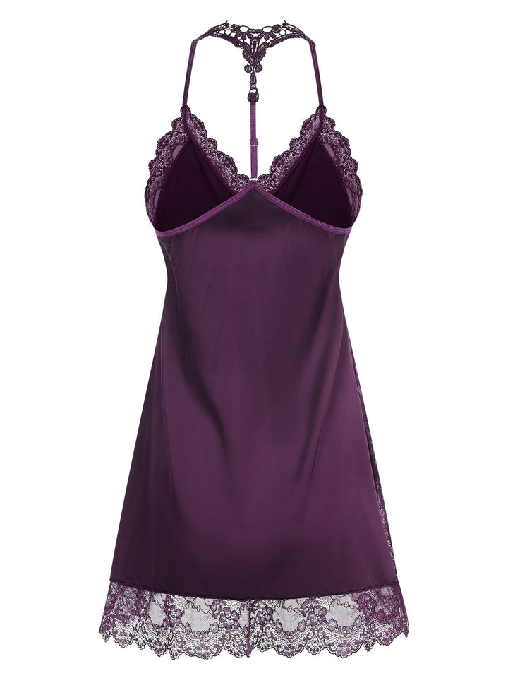 Lace Patchwork Spaghetti Straps | | vintage dress, retro fashion