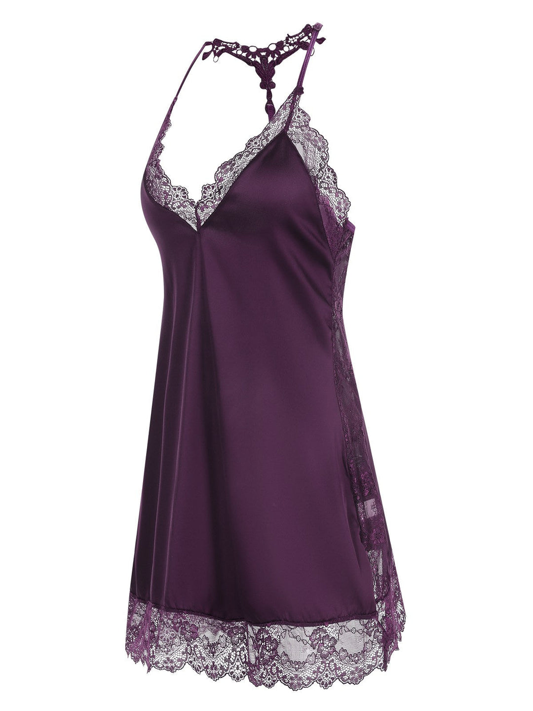 Lace Patchwork Spaghetti Straps | | vintage dress, retro fashion
