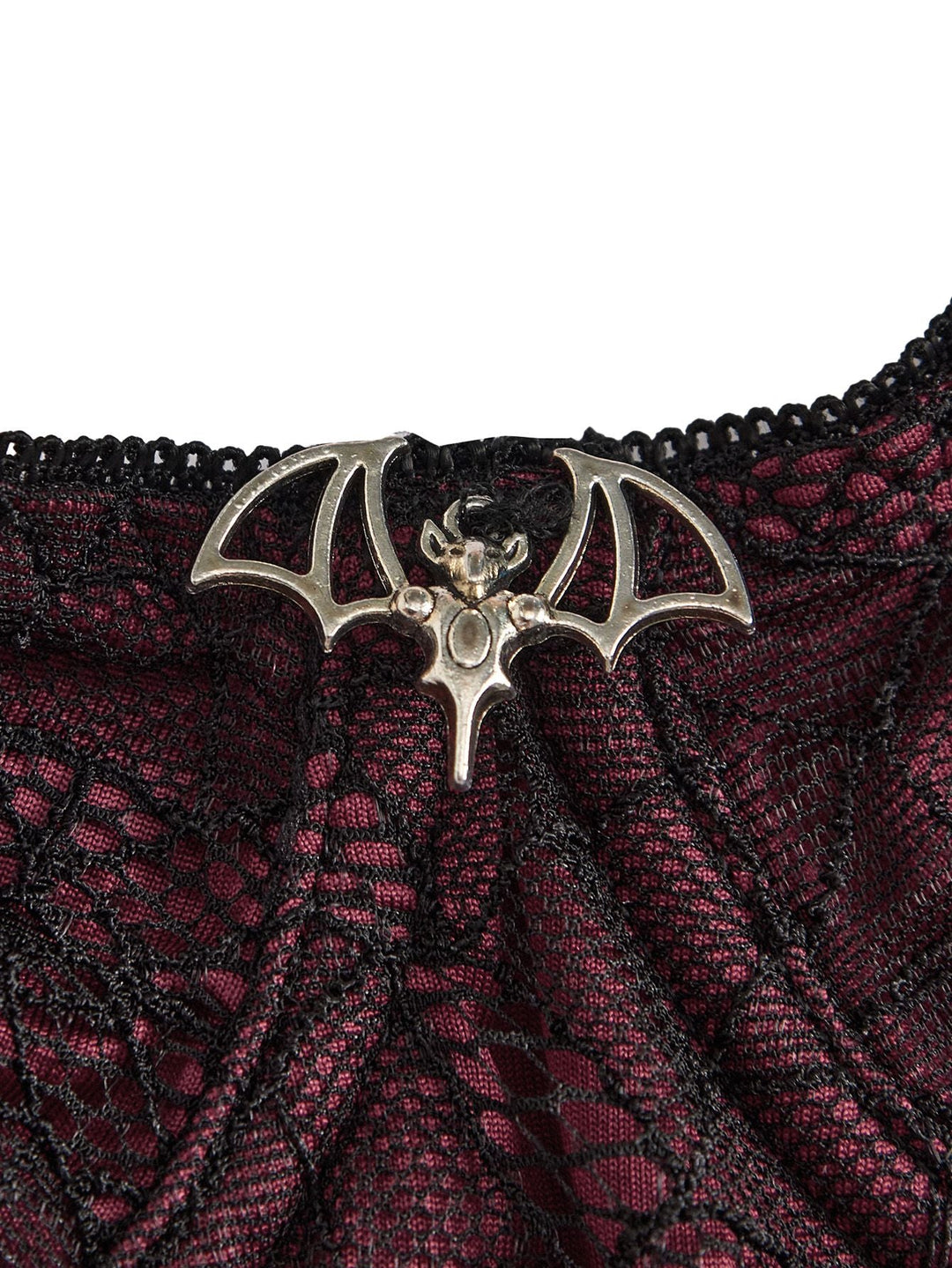 1970s Lace Spiderweb Punk Underwire Shapewear Bodysuit - vintage fashion, retro style