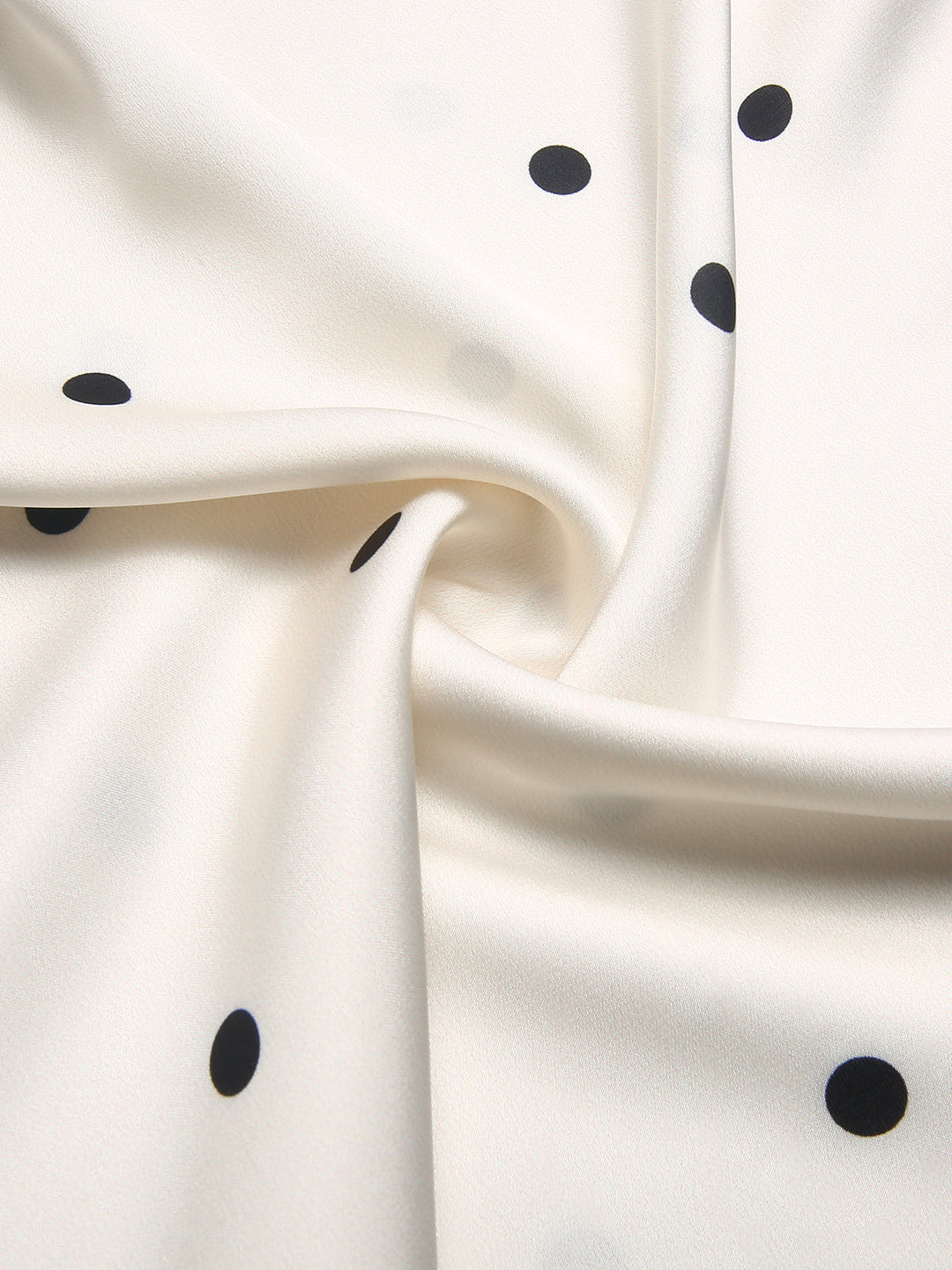 Satin Polka Dot Lace Silk Nightdress, vintage dress, retro fashion, lace detail - perfect for women who love vintage and retro fashion