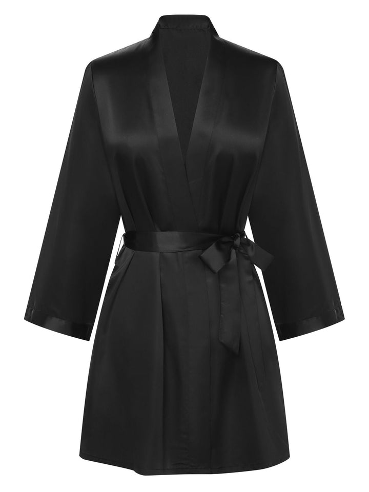 Satin Solid Belted Robes — the finishing touch that makes her outfit sing