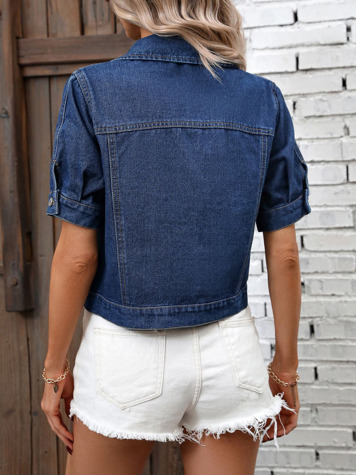 1970s Short Vintage Denim Jacket | 1970s | vintage outerwear, retro jacket