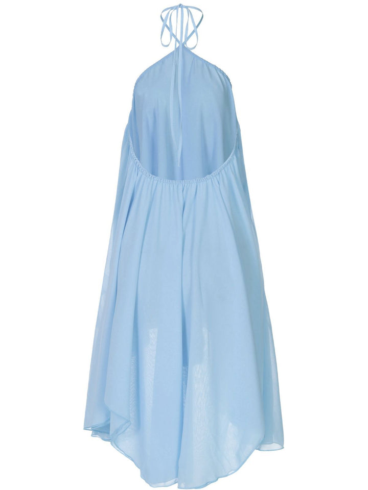 1970s Solid Multi-Layer Chiffon Bind Babydoll Dress - vintage dress, retro fashion