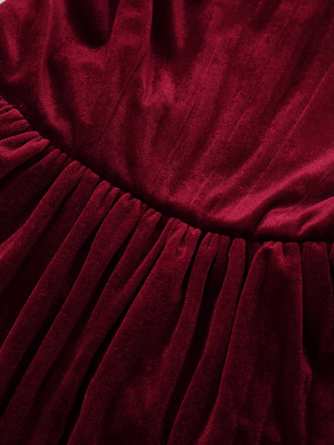 1970s Solid Square Neck Velvet Mini Dress - vintage dress, retro fashion