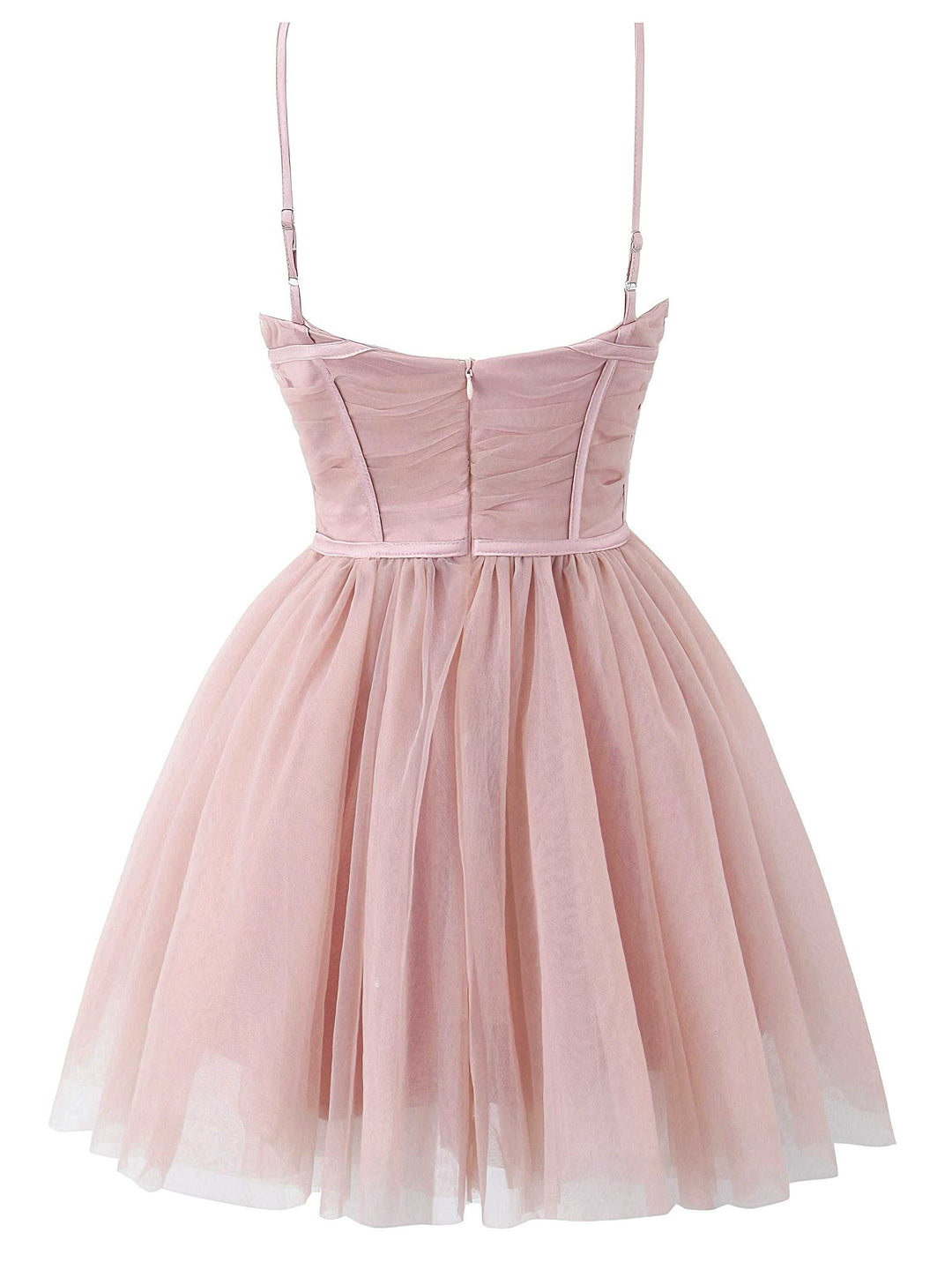 1970s Spaghetti Strap Bow Tulle Dress - vintage dress, retro fashion