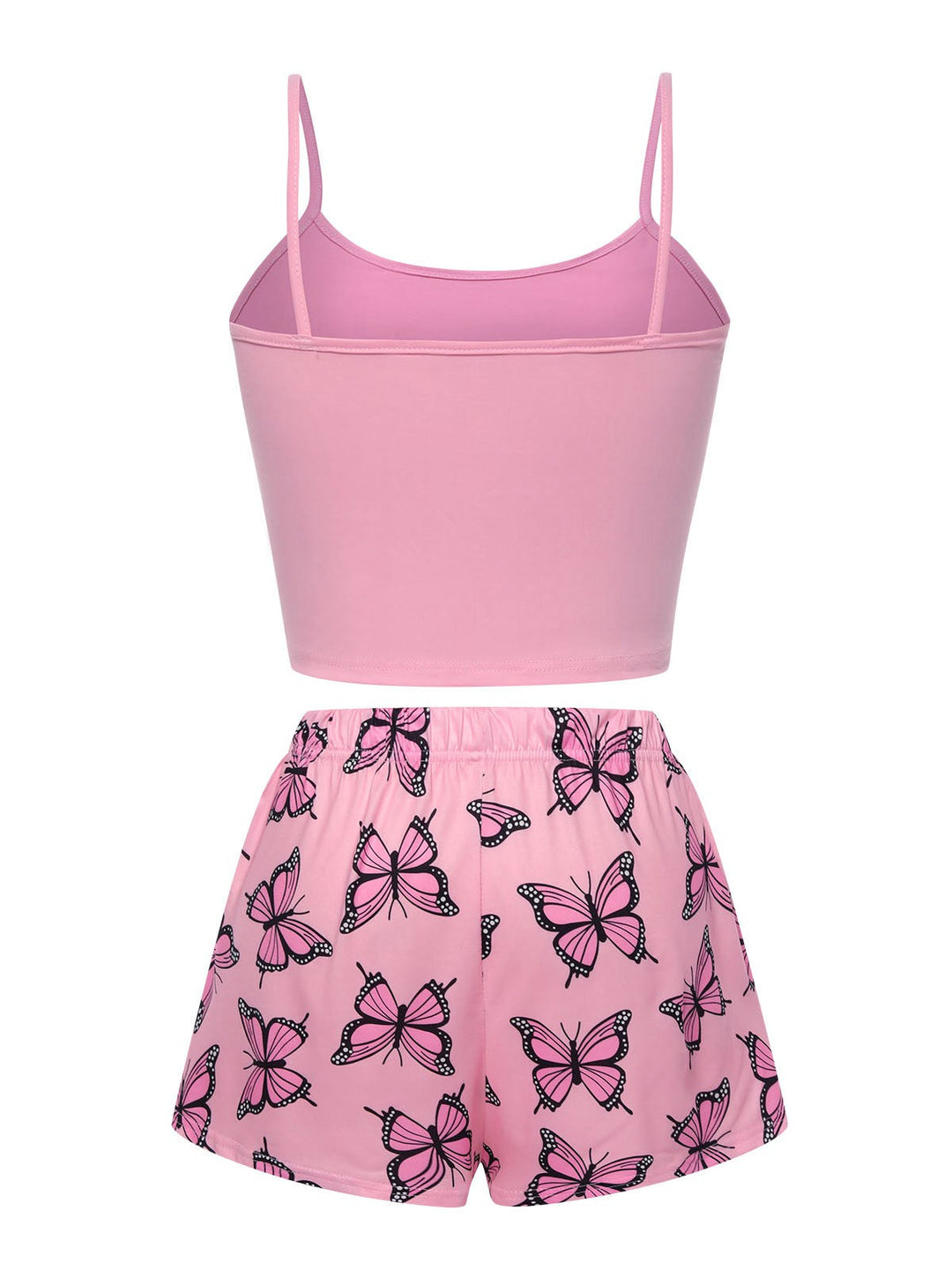 Spaghetti Strap Butterfly Pajamas, vintage pajamas, retro nightwear - perfect for women who love vintage and retro fashion