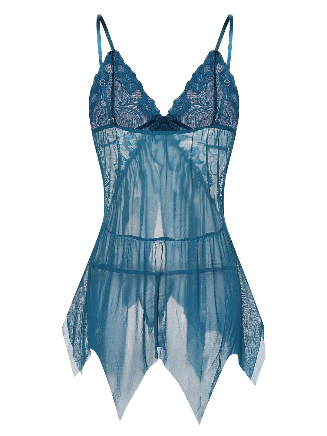 Spaghetti Strap Lace Sheer Sleepwear — intimates that whisper secrets only she knows