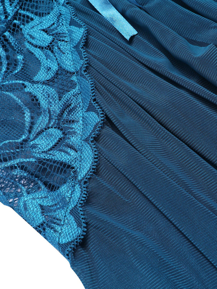 Spaghetti Strap Lace Sheer Sleepwear: allure for the woman who knows her power