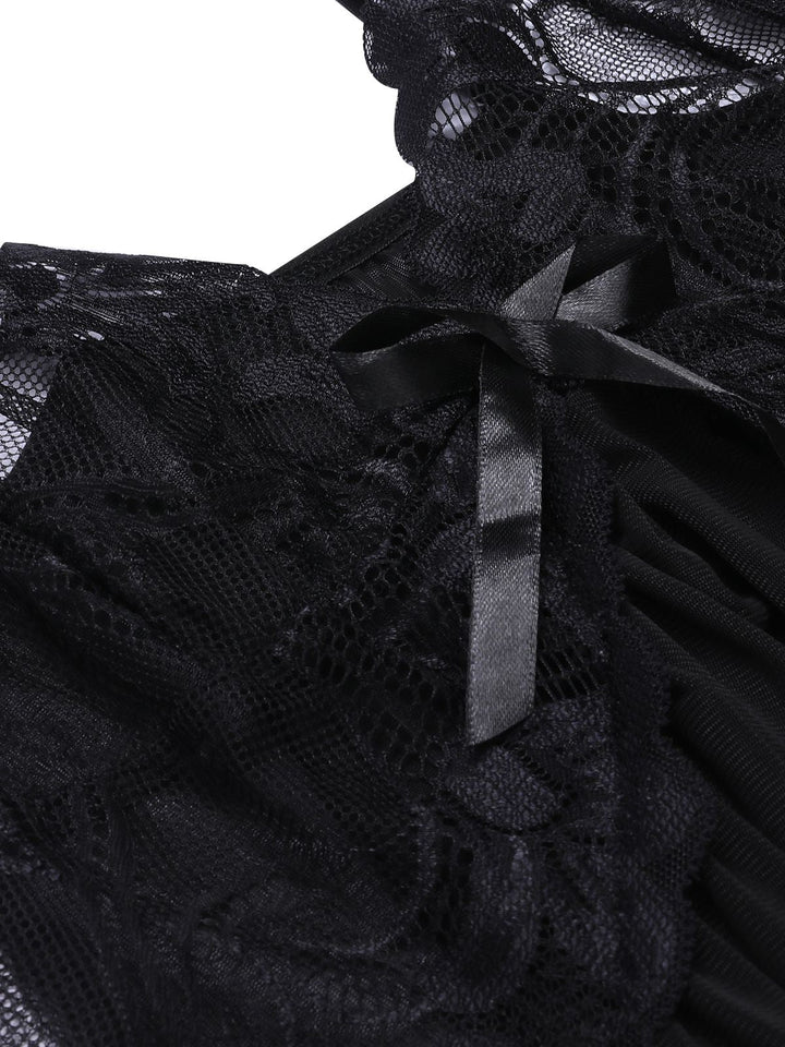 Spaghetti Strap Lace Sheer Sleepwear — because glamour starts underneath