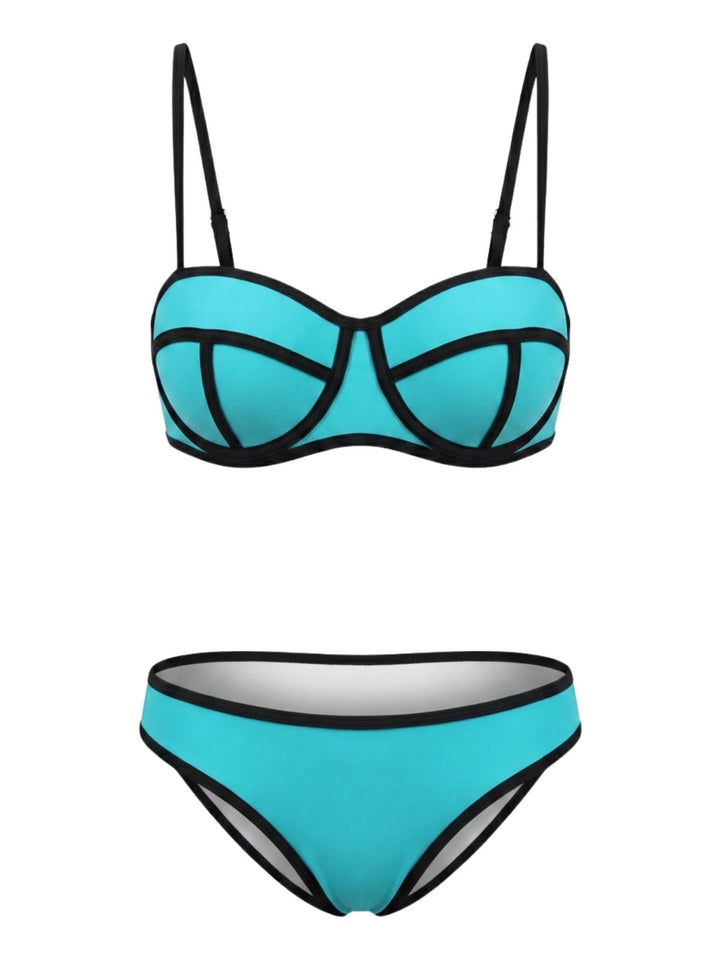 Spaghetti Strap Vintage Tankini, vintage fashion, retro style - perfect for women who love vintage and retro fashion