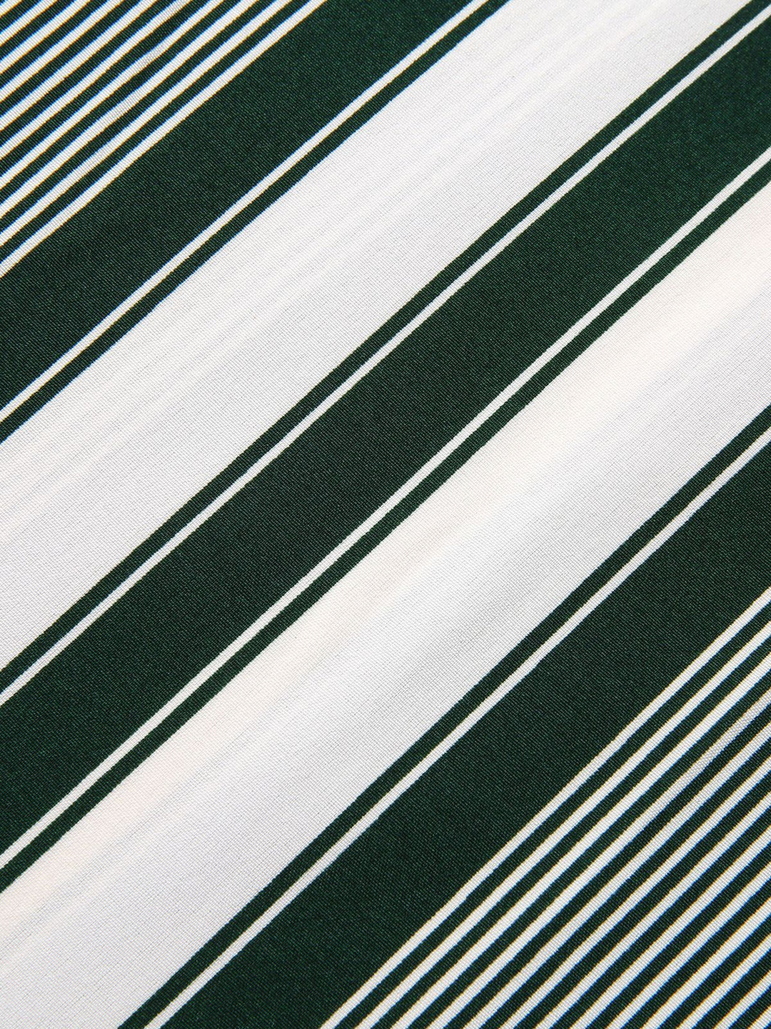 This 1970s V-Neck Contrast Stripes Jumpsuit whispers 1970s secrets to those who notice