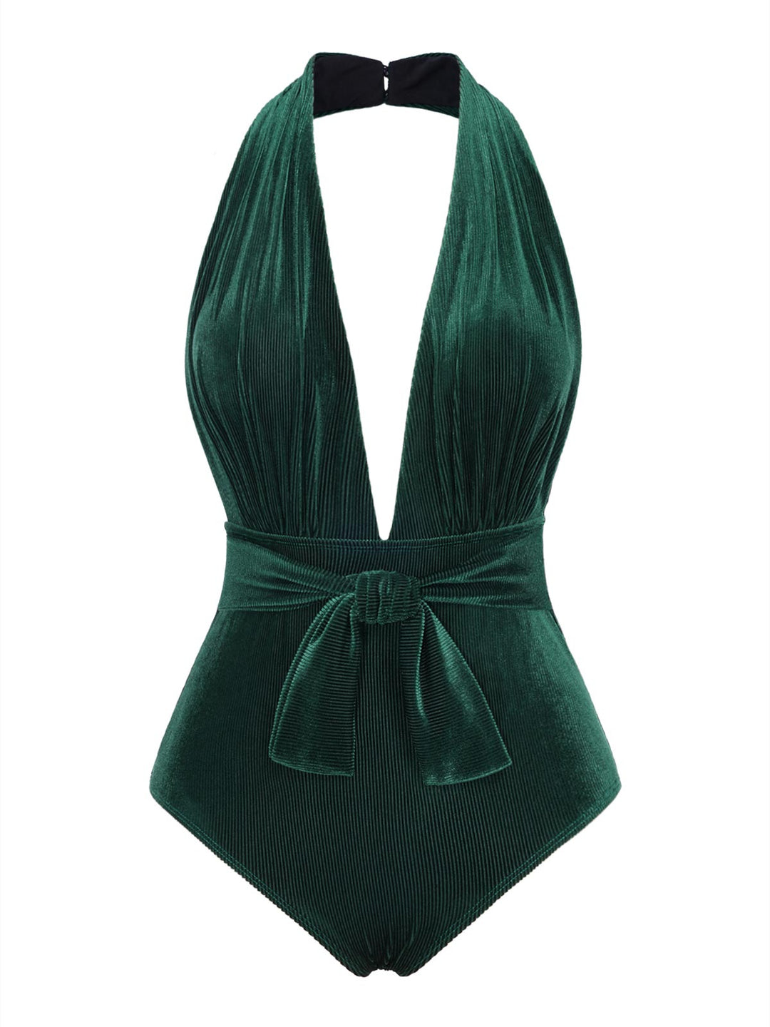 Velvet Deep VNeck Swimsuit | vintage swimsuit, retro beachwear