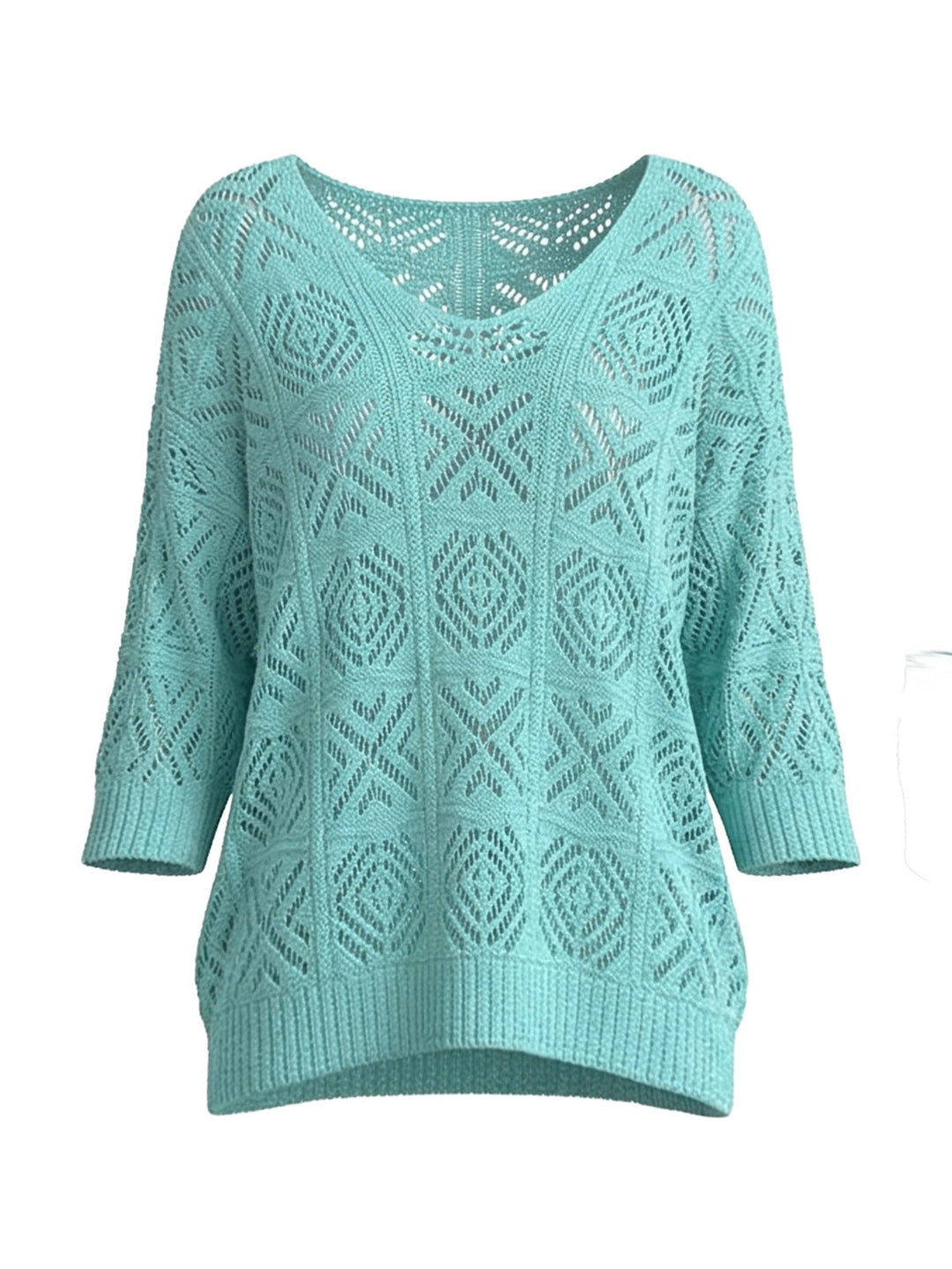1980s Crocheted Open-Knit Off-Shoulder Cover-Up - bohemian cover up, beach wear for vintage lovers
