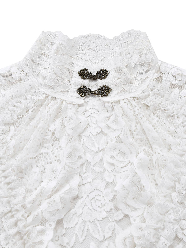 1980s Gigot Sleeve Victorian Lace Dress - vintage dress, retro fashion