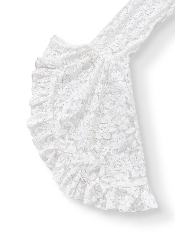 1980s Gigot Sleeve Victorian Lace Dress - vintage dress, retro fashion