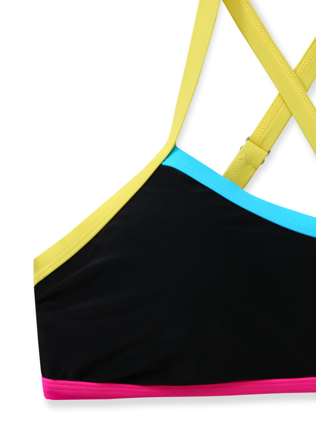 Black Patchwork Bikini Bikini Set 5
