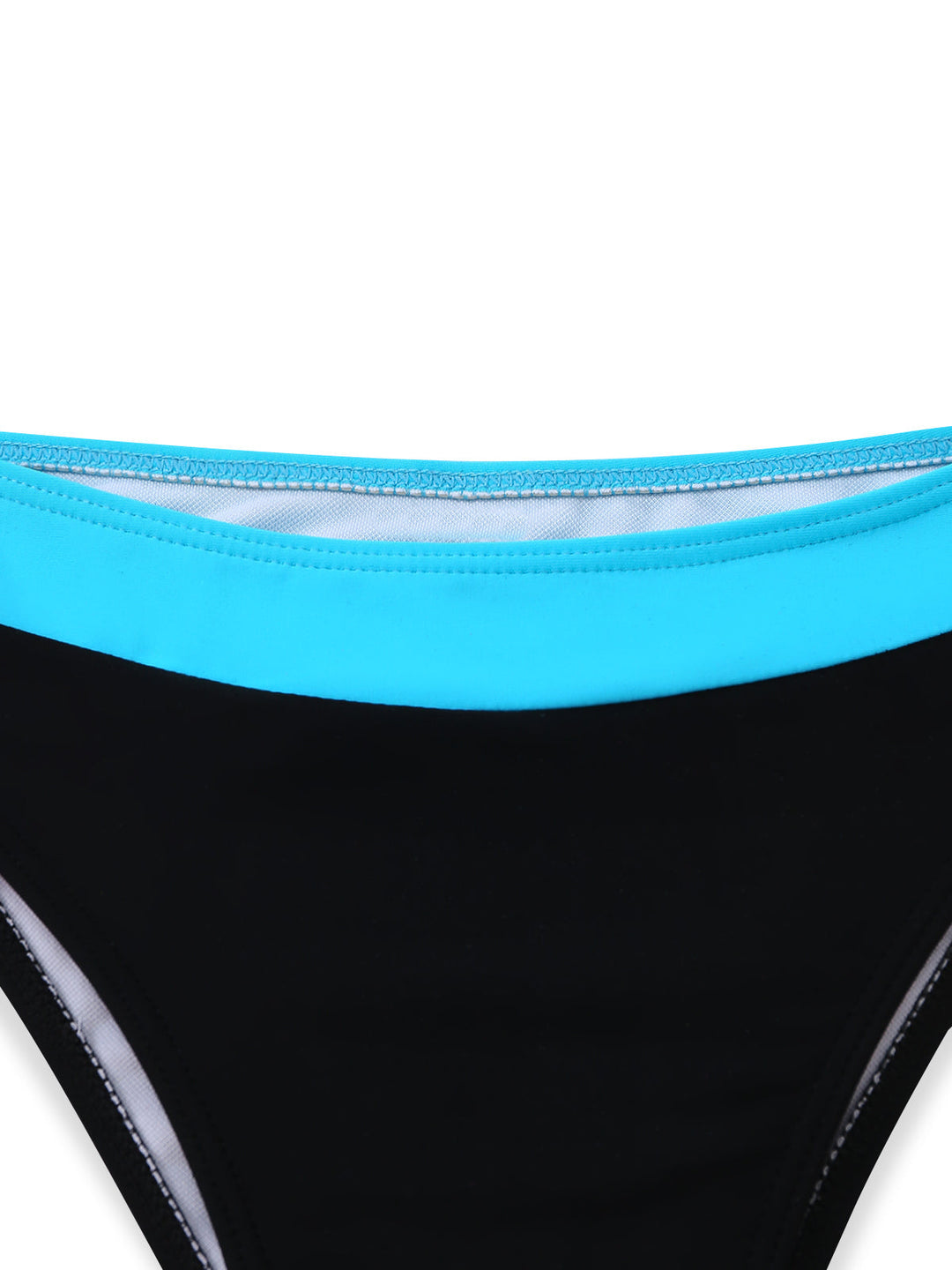 Black Patchwork Bikini Bikini Set 7
