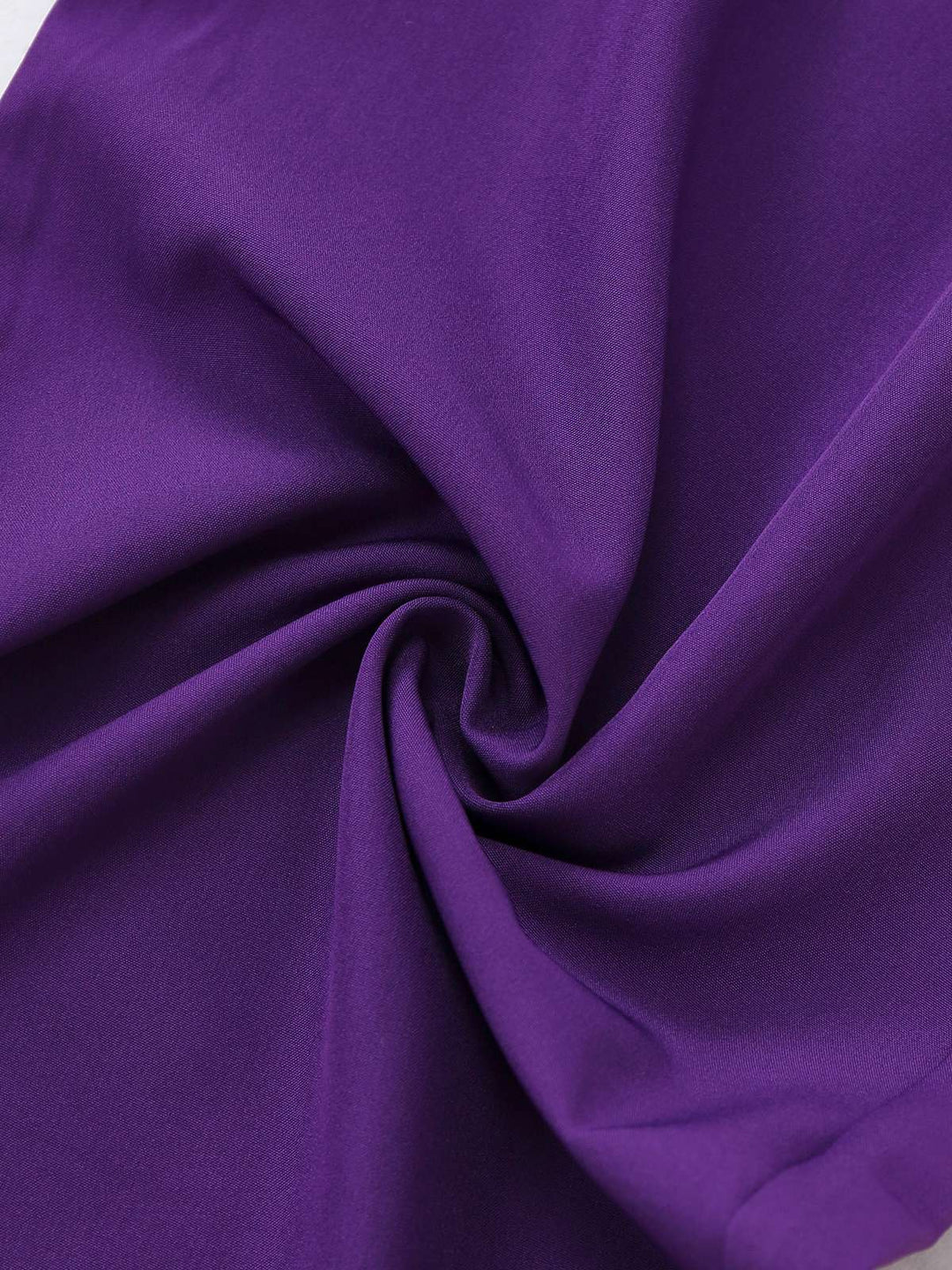 Purple 1980s Solid Irregular Sleeve Fitted Jumpsuit - vintage jumpsuit, retro fashion