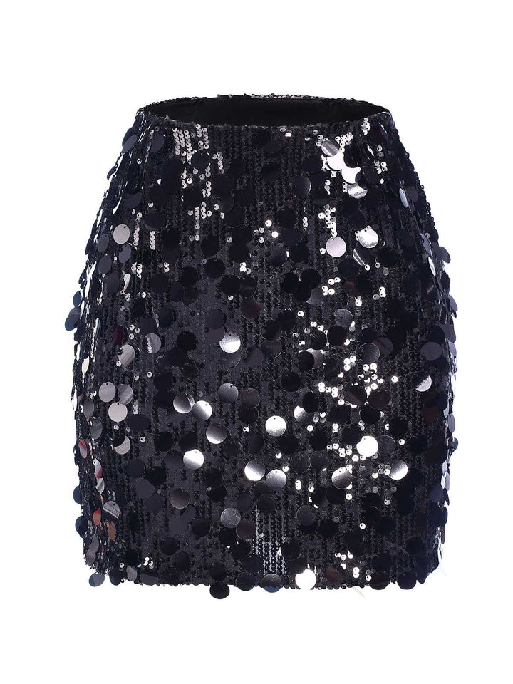 1980s Party Sequined Mini Pencil Skirt, vintage skirt, retro style - perfect for women who love vintage and retro fashion