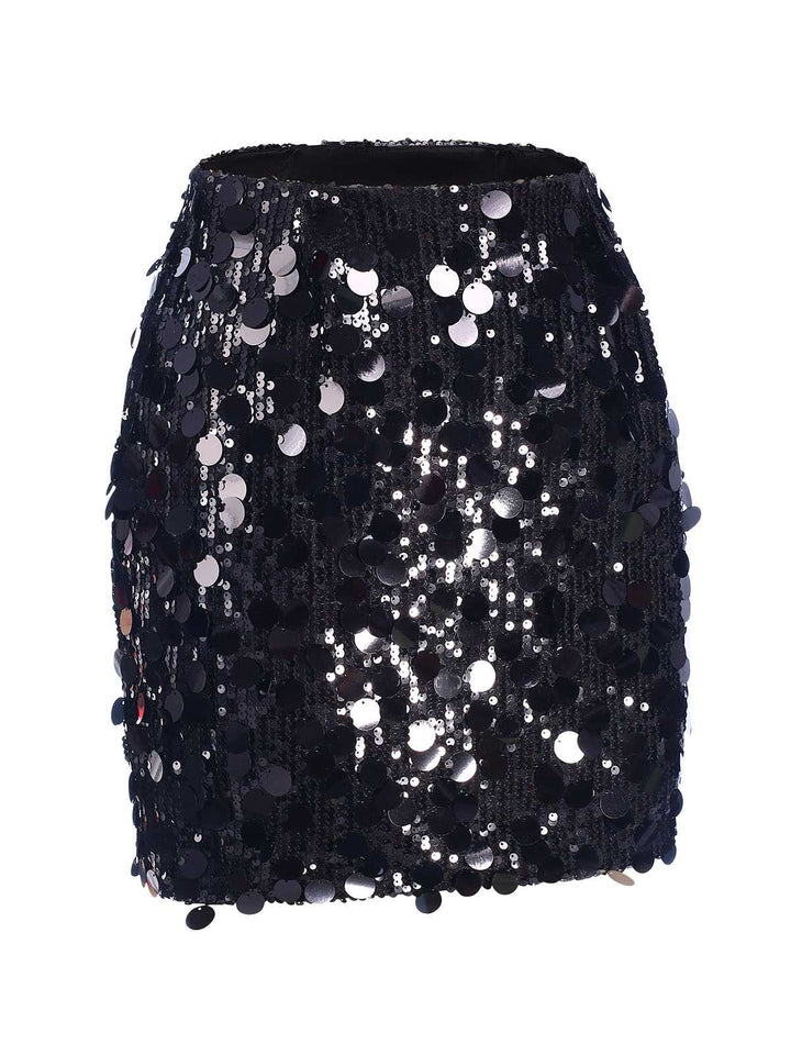 1980s Party Sequined Mini Pencil Skirt, vintage skirt, retro style - perfect for women who love vintage and retro fashion