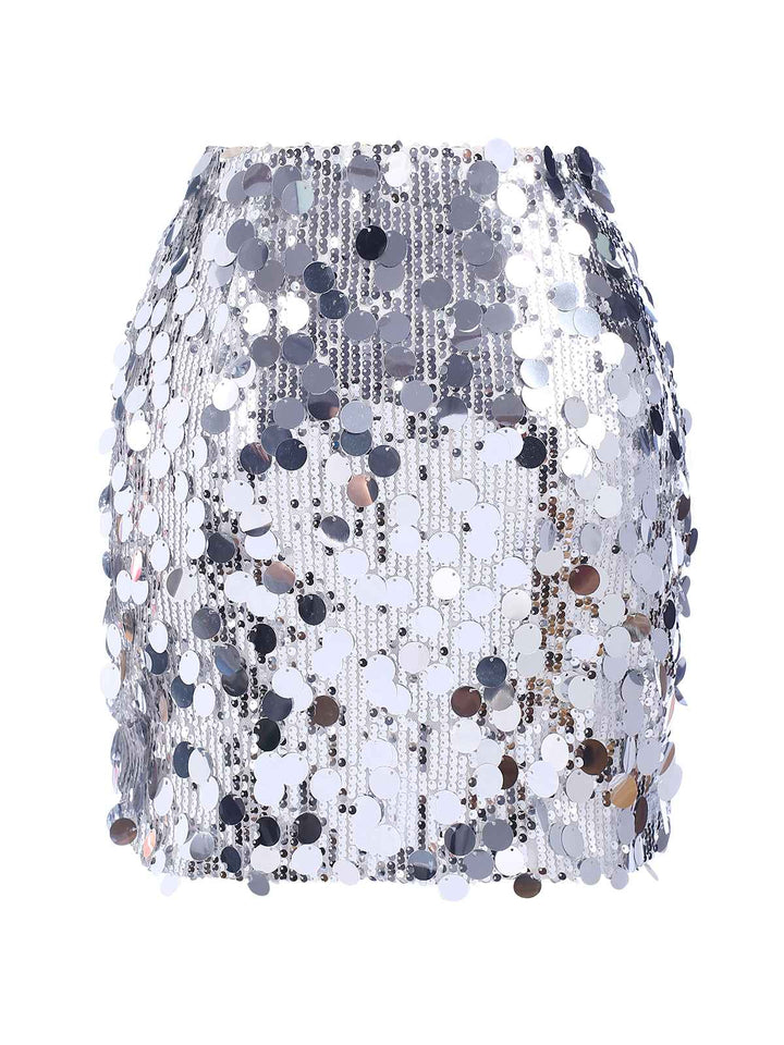 1980s Party Sequined Mini Pencil Skirt, vintage skirt, retro style - perfect for women who love vintage and retro fashion