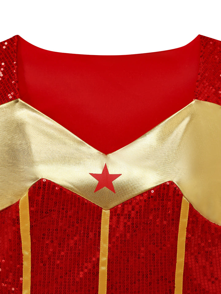 Red 1980s Vintage Classic Dress 4