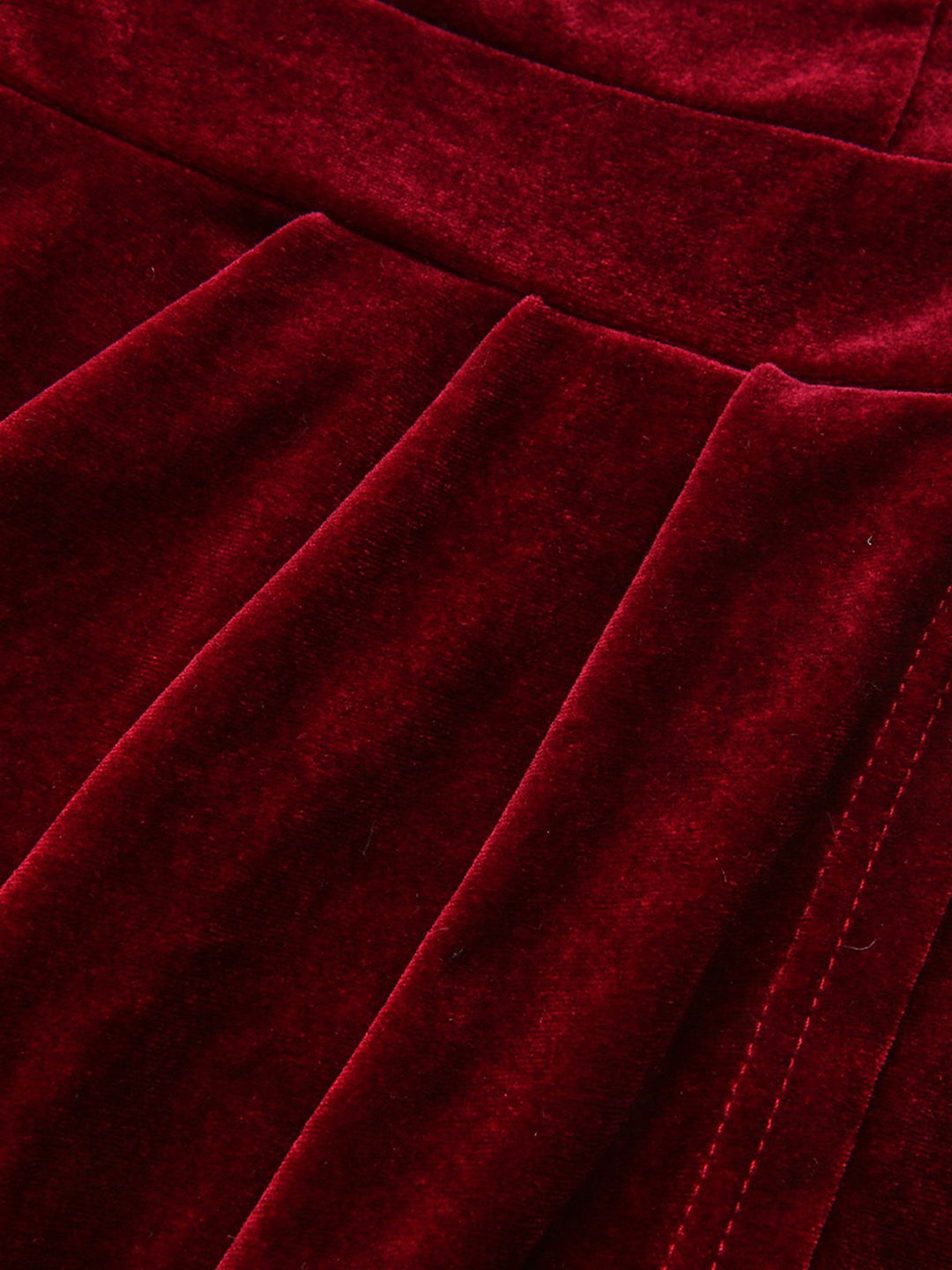 1980s Solid Velvet Off-Shoulder Midi Dress - vintage dress, retro fashion